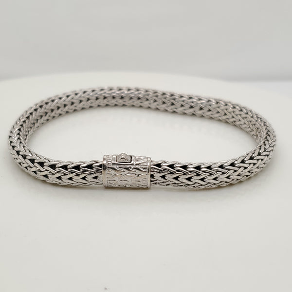 Pre - Owned John Hardy Sterling Silver Classic Chain Bracelet