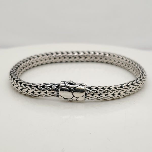 Pre - Owned John Hardy Sterling Silver Classic Chain Bracelet