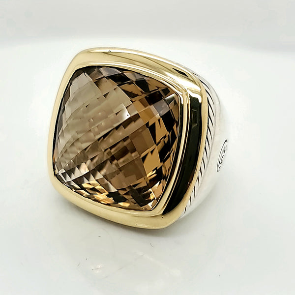 Pre-Owned David Yurman Albion 20mm Citrine Ring