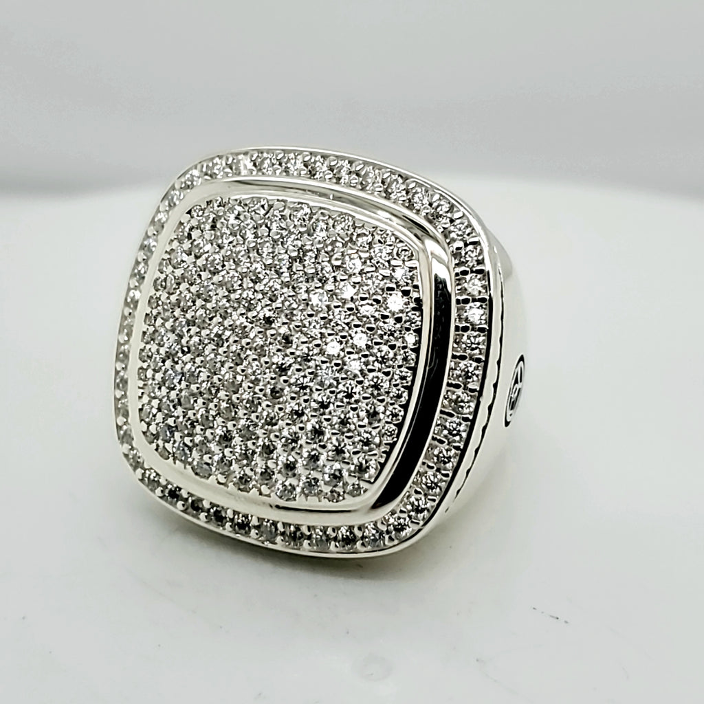 Pre-Owned David Yurman 17Mm Diamond Albion Ring