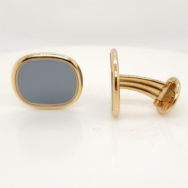 18Kt Gold Patek Philippe Ellipse Cufflinks