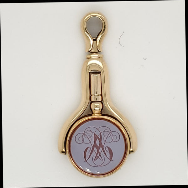 Antique Victorian 14kt Yellow Gold Watch Key Fob