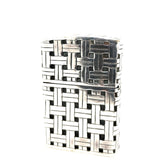 John Hardy Sterling Silver Woven Design Lighter In Box