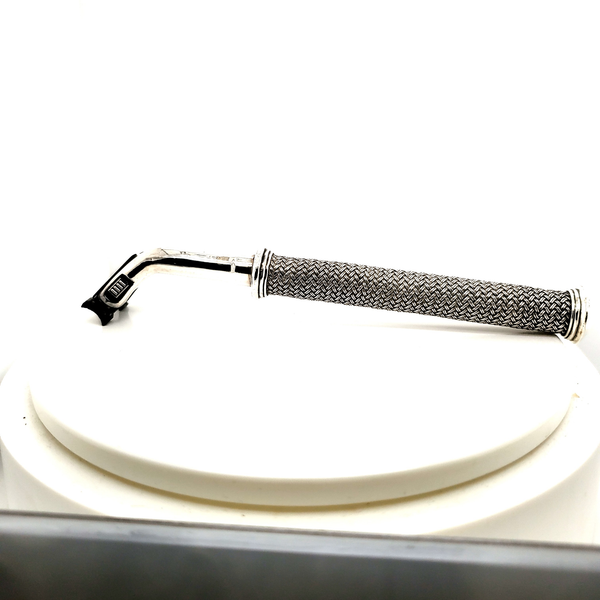 John Hardy Sterling Silver Woven Design Razor