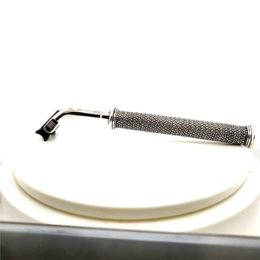 John Hardy Sterling Silver Woven Design Razor